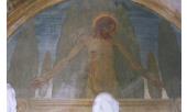 Cristo risorto - lunetta della Cappella Pescetti